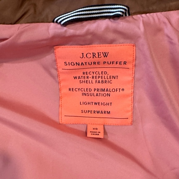 J. Crew Brown Puffer Vest - Picture 2 of 4